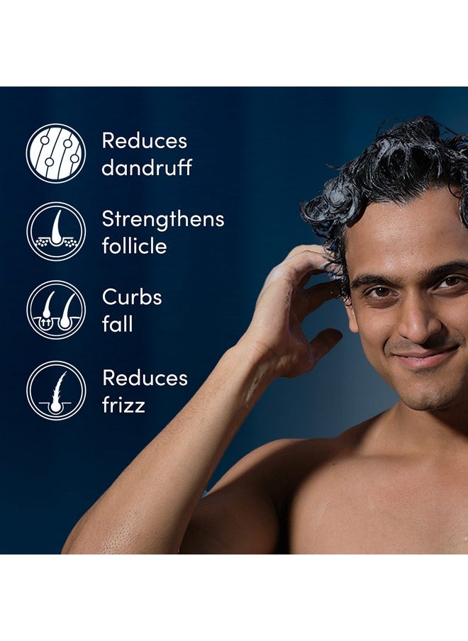 Man Matters Anti Hair Fall Shampoo And Conditioner For Men|Dht Blocker|Helps In Deep Nourishment And Frizzy-Free Hair|Sls&Paraben Free|Pack Of 2|300Ml Shampoo And 90Ml Conditioner,390 Grams