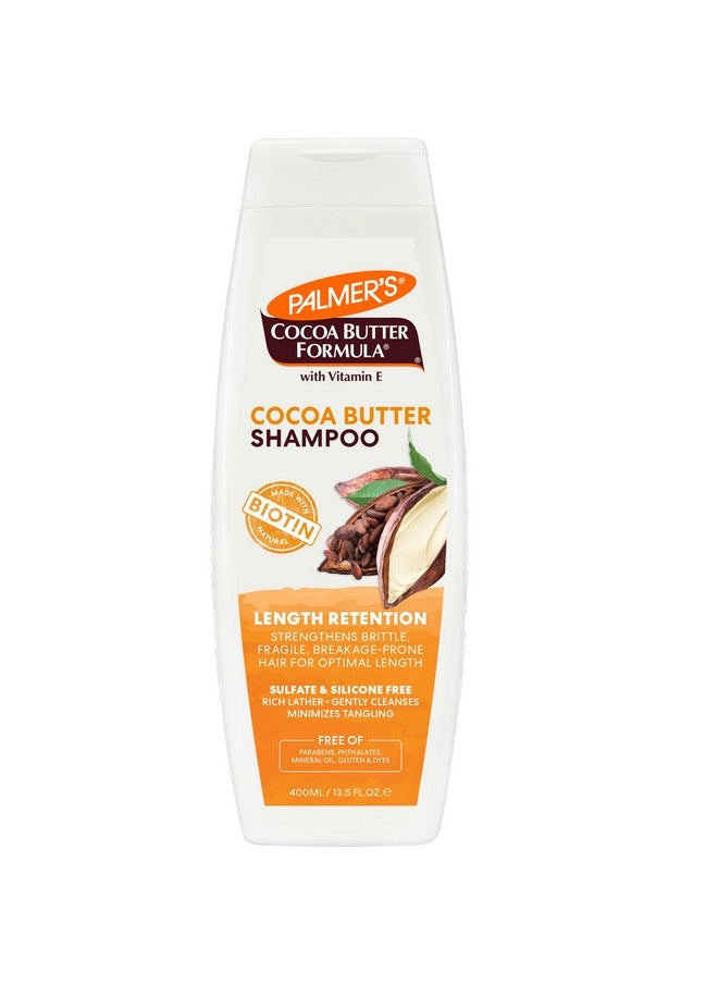 Palmer's Cocoa Butter Formula Biotin Length Retention Shampoo, 13.5 Fl Oz