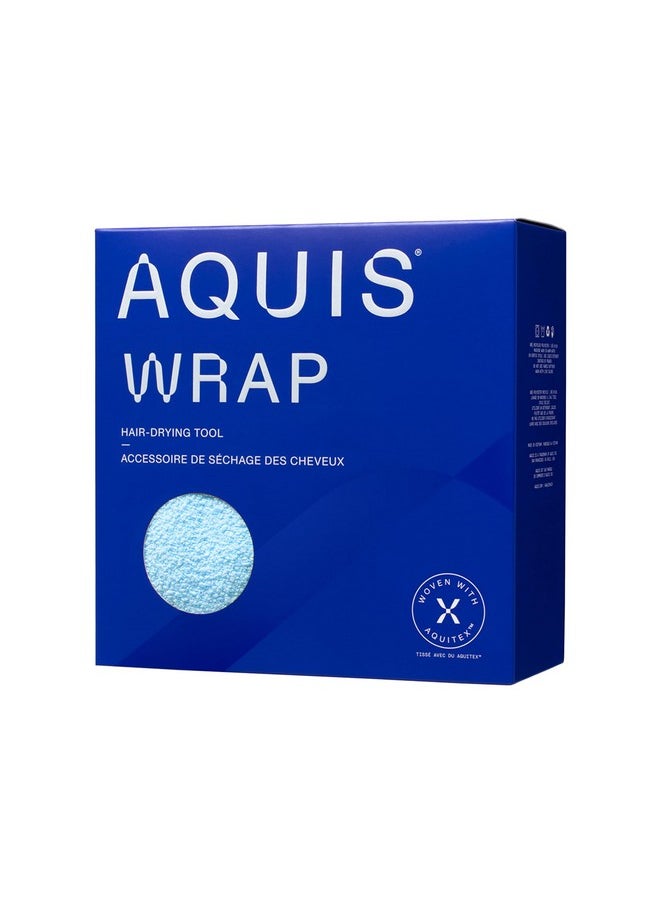 AQUIS Hair Wrap Hair-Drying Tool, Water-Wicking, Ultra-Absorbent Recycled Microfiber