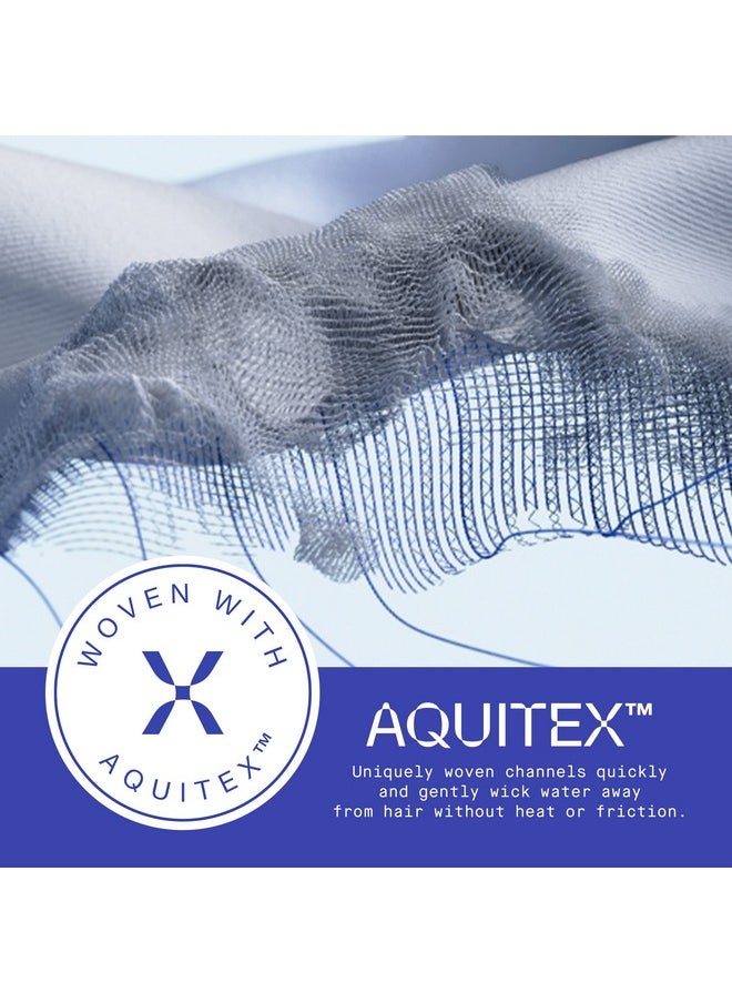 AQUIS Hair Wrap Hair-Drying Tool, Water-Wicking, Ultra-Absorbent Recycled Microfiber