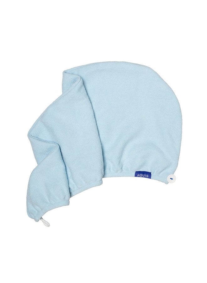 AQUIS Hair Wrap Hair-Drying Tool, Water-Wicking, Ultra-Absorbent Recycled Microfiber