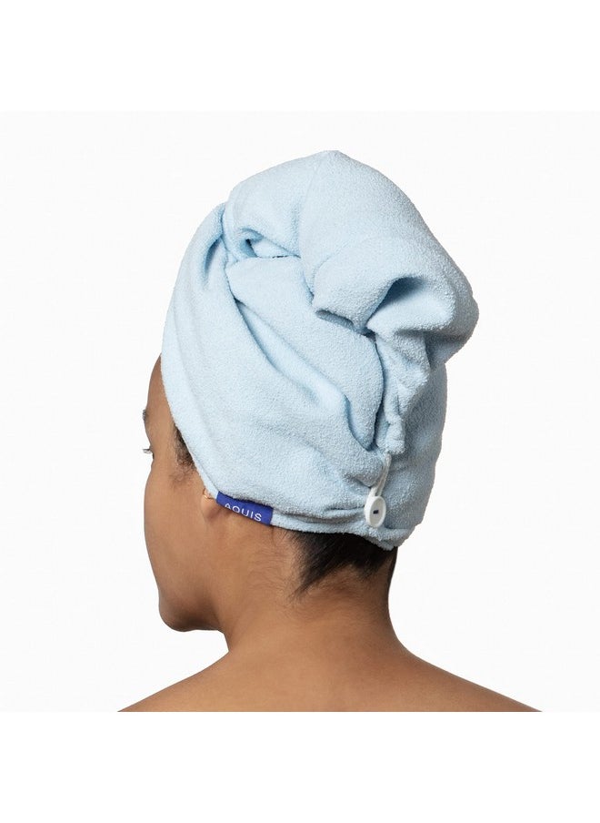 AQUIS Hair Wrap Hair-Drying Tool, Water-Wicking, Ultra-Absorbent Recycled Microfiber