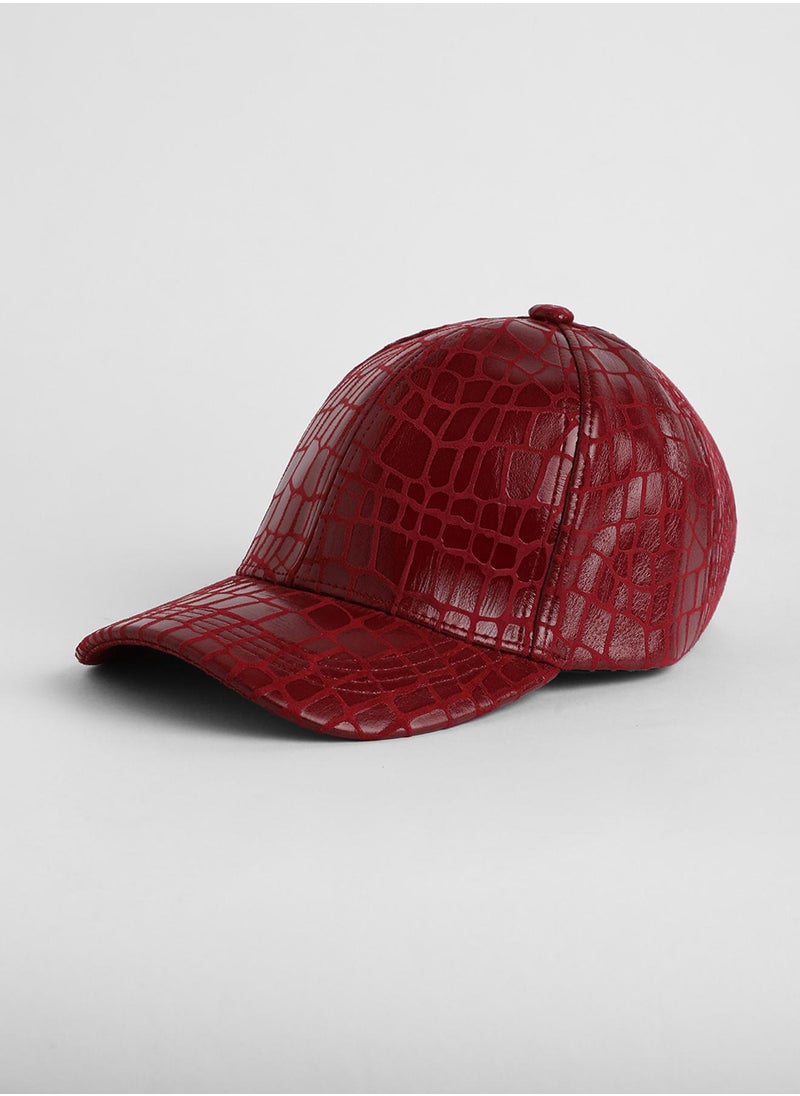 Embossed Croc Baseball Cap