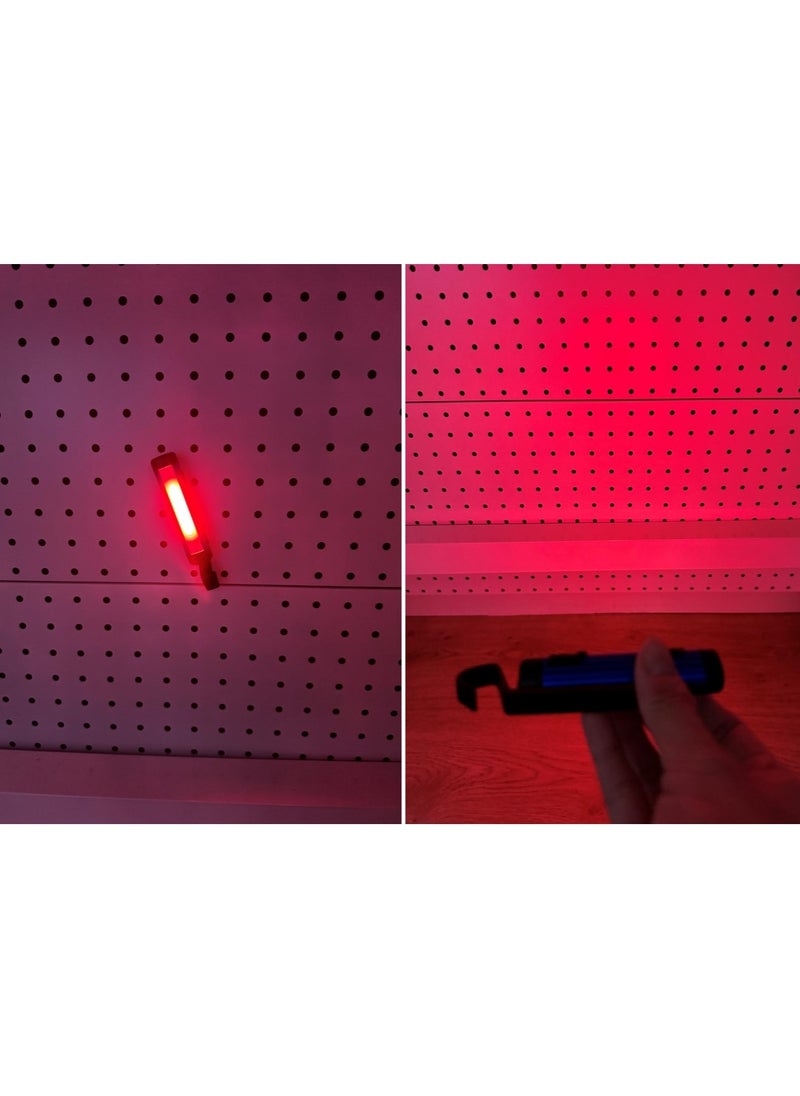 Mini LED Flashlight. Small Pocket Pen, Palm size easy carry, Supreme light bulb. For Outdoor,Emergency , Inspection, Work, Repair. Blue