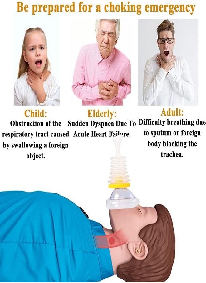 Choking Rescue Device Home Kit for Adult and Children First Aid Kit