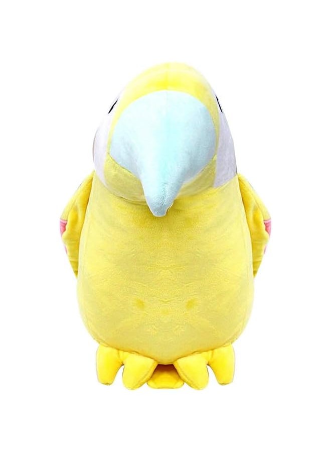 Eng Hug Pillow -Parakeet Yellow