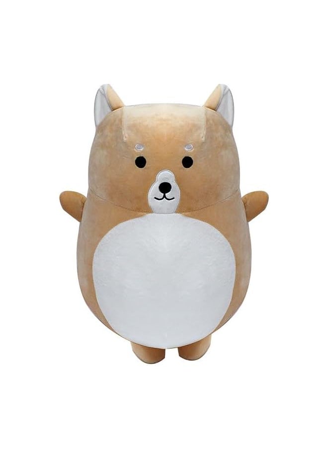 Eng Hug Pillows -Shiba Dog - Siberian Husky Dog - 1.08Ft - 33Cm Brown/White
