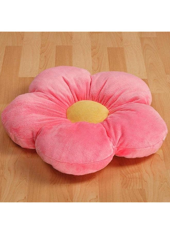 Butterfly Flower Floor Pillow Seating Cushion, For A Reading Nook, Bed Room, Or Watching Tv. Softer And More Plush Than Area Rug Or Foam Mat,Pink,Medium 20