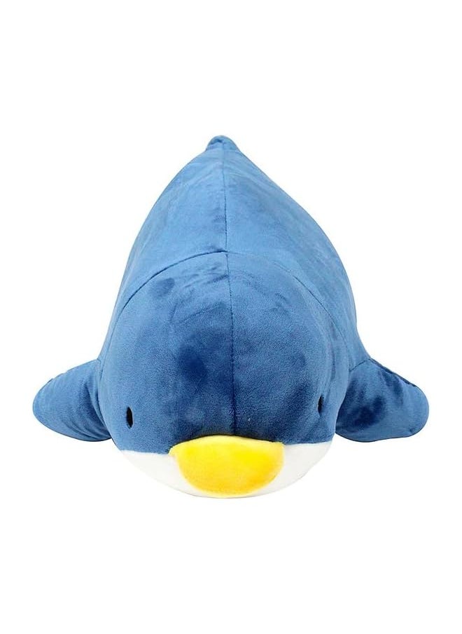 Eng Hug Pillow -Penguin Navy Blue