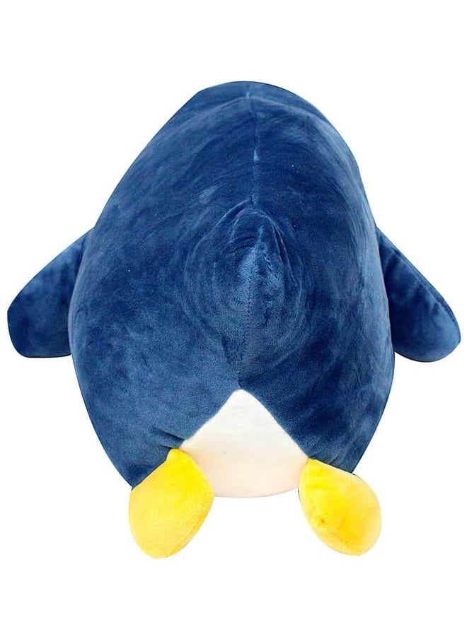 Eng Hug Pillow -Penguin Navy Blue
