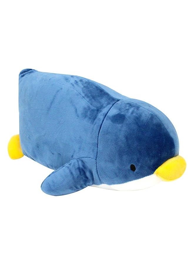 Eng Hug Pillow -Penguin Navy Blue