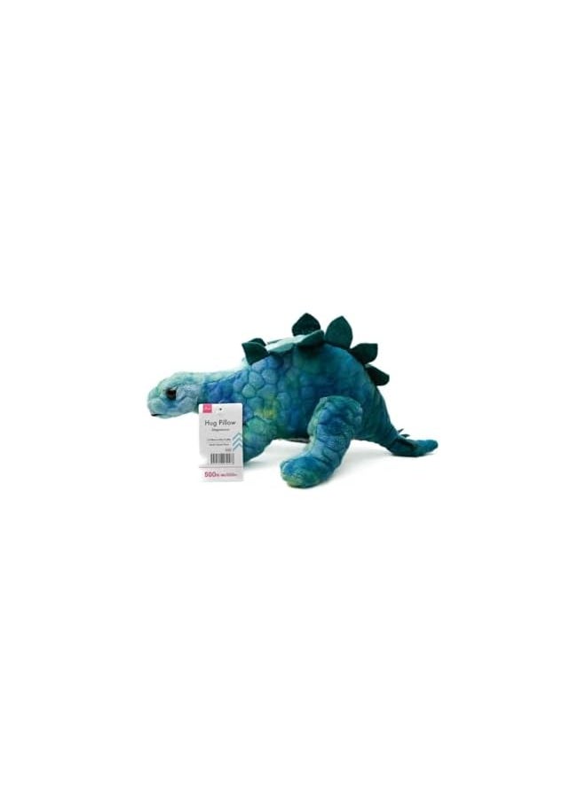 Eng Hug Pillow -Stegosaurus - 13.38In - 34Cm-Blue & Green