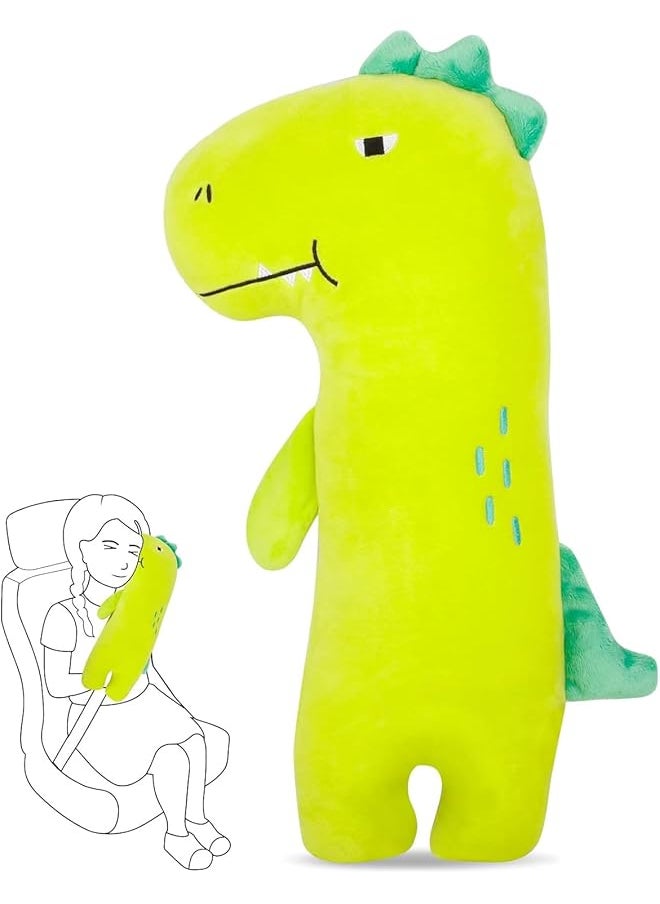 Kids Travel Pillow for Car, The Sleeping Aid for Adults and Kids on Road Trips, Children's Dinosaur Travel Pillow, Car Seat Vehicle Seat Strap Head Neck Support Shoulder Pad
