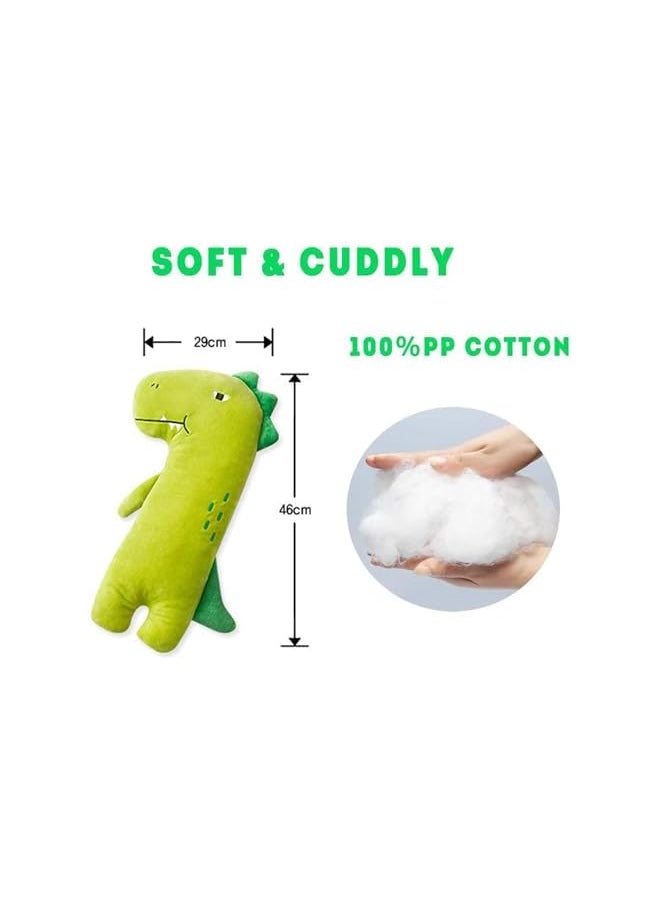 Kids Travel Pillow for Car, The Sleeping Aid for Adults and Kids on Road Trips, Children's Dinosaur Travel Pillow, Car Seat Vehicle Seat Strap Head Neck Support Shoulder Pad