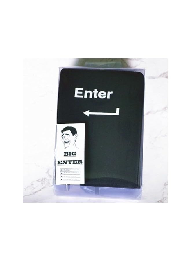 Anti-Stress Toy Pillow, Giant Enter USB Key Relieve Stress Toy, Connected to Computer, Creative Super Sized 3D Enter Key Soft Toy, Suitable for Desktop, Bed, Office