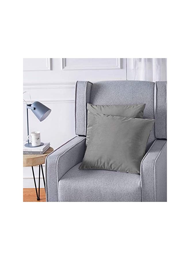 2-Pack Velvet Fleece Decorative Throw Pillows - 18