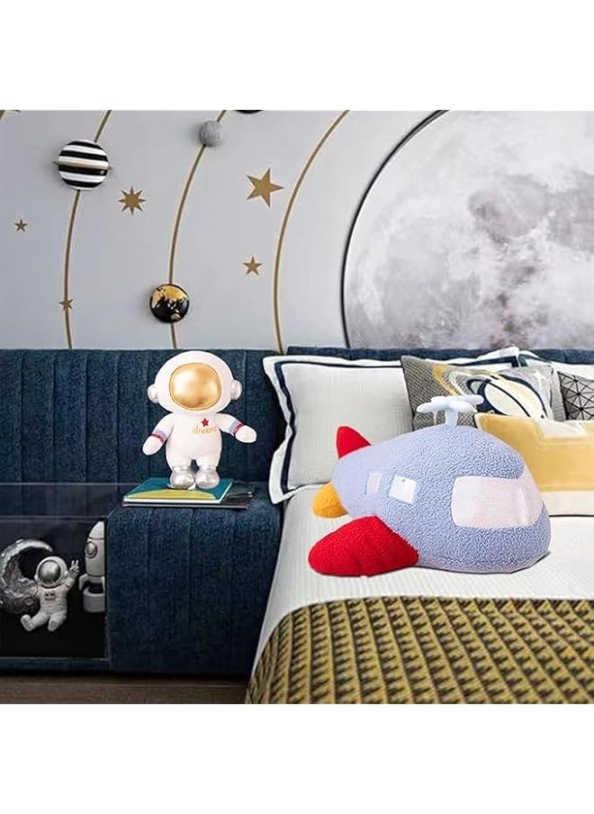 Spaceman Pillow, Astronaut Plush Pillow, Space Series Decoration for Boys, Girls, Birthday Party, Cute Room Decoration