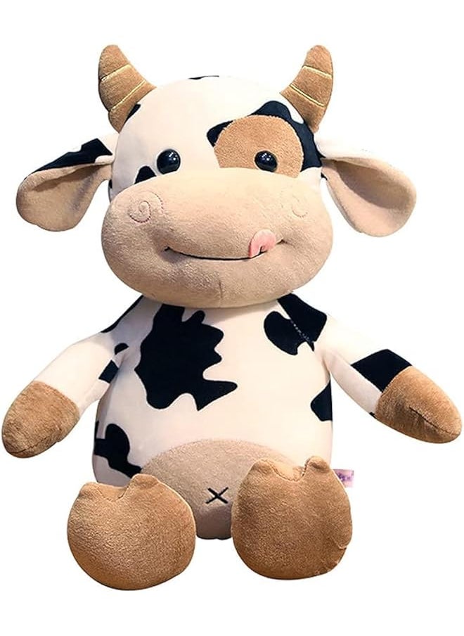 cow plush toy,16 inch stuffed animal throw plushie pillow doll,soft fluffy friend hugging cushion-present for every age and occasion