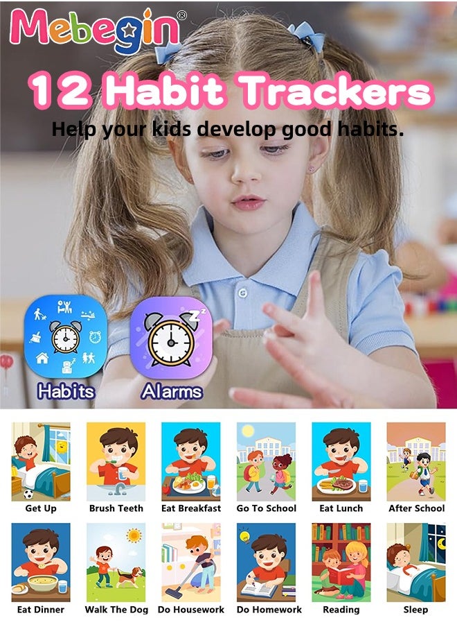2.8 Inch Kids Educational Smartphone with 8GB SD Card Lanyard, Multi-functional Toddler Phone, with Dual Camera, Game, Music Player, Travel Toy Preschool Learning Toy for Kids Birthday Gift Aged 3+
