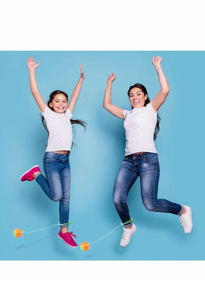 Skip Ball for Kids, Toys Skip It Ankle Toy Skip Ball Jumping Swing Toy, Get Exercise The Funny Way, Fat Burning Fitness Game Fun Birthday Gift for Adults and Kids