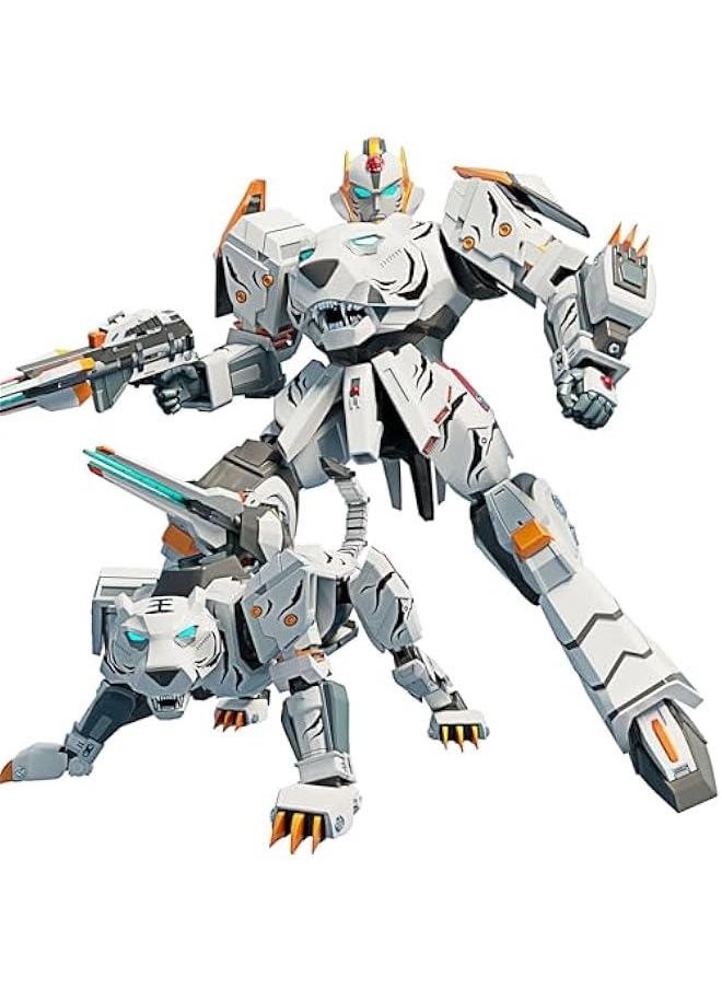 Animal Transforming Robot Toys 10 Inches Tiger Action Figure for Kids Deformation Assembly Robot for Boys  Girls Ages 6 7 8 9 10