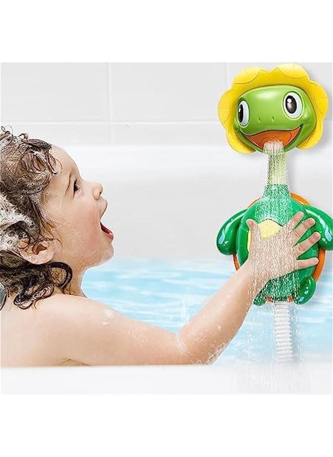 Bath Toys,Bathtub Toy with Shower,Fishing Game for Toddlers,  Cup Bath Toys, Bathtub Toys Ball Slide Track for Toddles and Babies,  Birthday Gift for Boys Girls