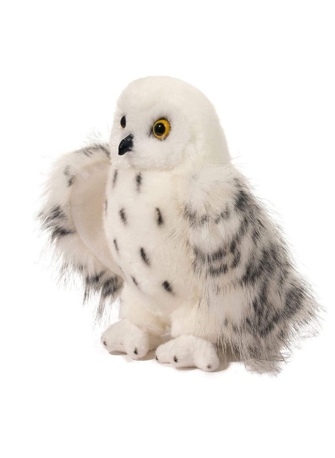 Harry Potter movie and TV peripherals Douglas the Guide Snowy Owl Hideaway plush doll toy doll suitable for Harry Potter fans, children's gifts, home decoration (20cm)