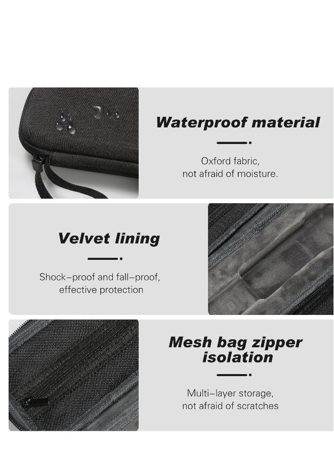 Camera Case for Osmo Pocket 3, Portable Carrying Case Hard EVA Storage Bag for DJI Osmo Pocket 3 Creator Combo Accessories