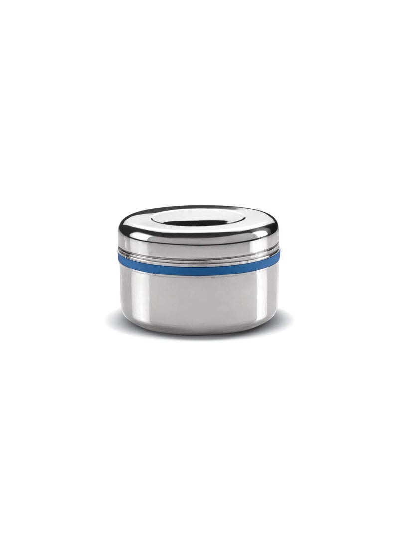 MILTON Supreme Big Single Container Snacks Box, (KT-067 Steel Plain) Color May Vary