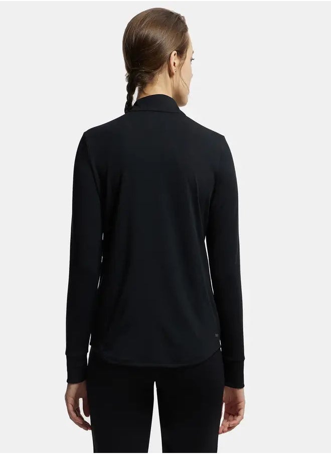 Jockey MW67 Women's Microfiber Relaxed fit Jacket with Curved Back Hem and StayDry Treatment