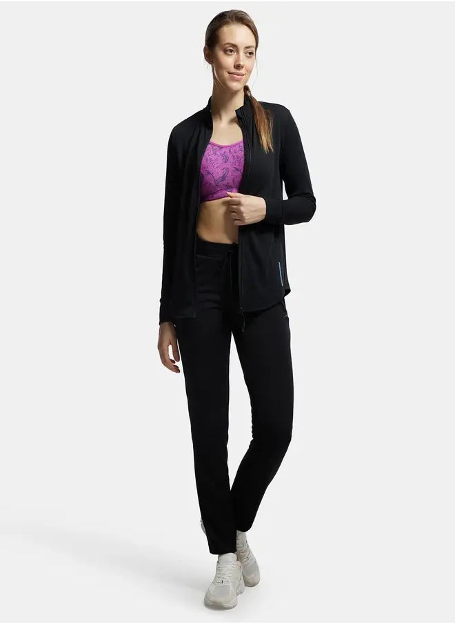 Jockey MW67 Women's Microfiber Relaxed fit Jacket with Curved Back Hem and StayDry Treatment