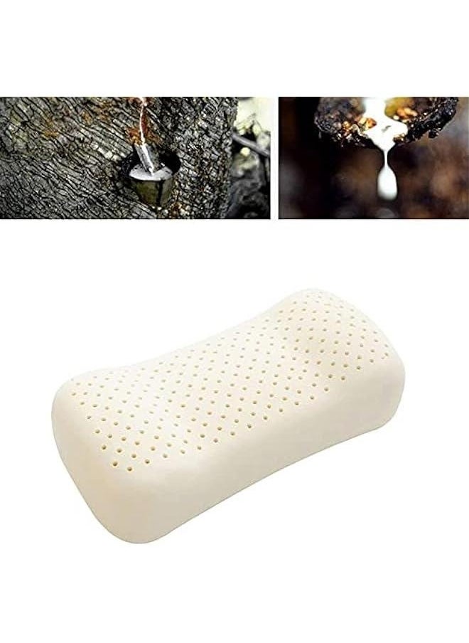 Latex Pillow Natural Latex Pillow Portable Single Small Pillow Travel Pillow Neck Pillow Small Size and Easy to Carry
