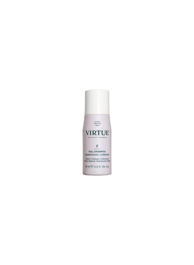 VIRTUE Full Sulfate Free Volumizing Shampoo Thickens Hair, Safe for All Hair Types, Color Safe