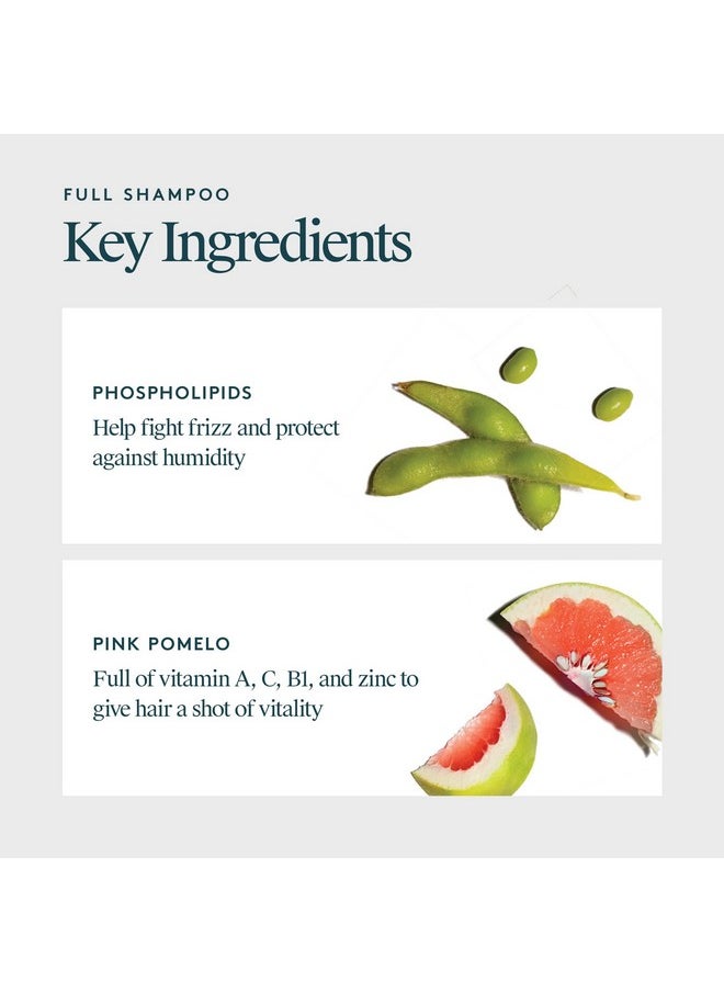 VIRTUE Full Sulfate Free Volumizing Shampoo Thickens Hair, Safe for All Hair Types, Color Safe