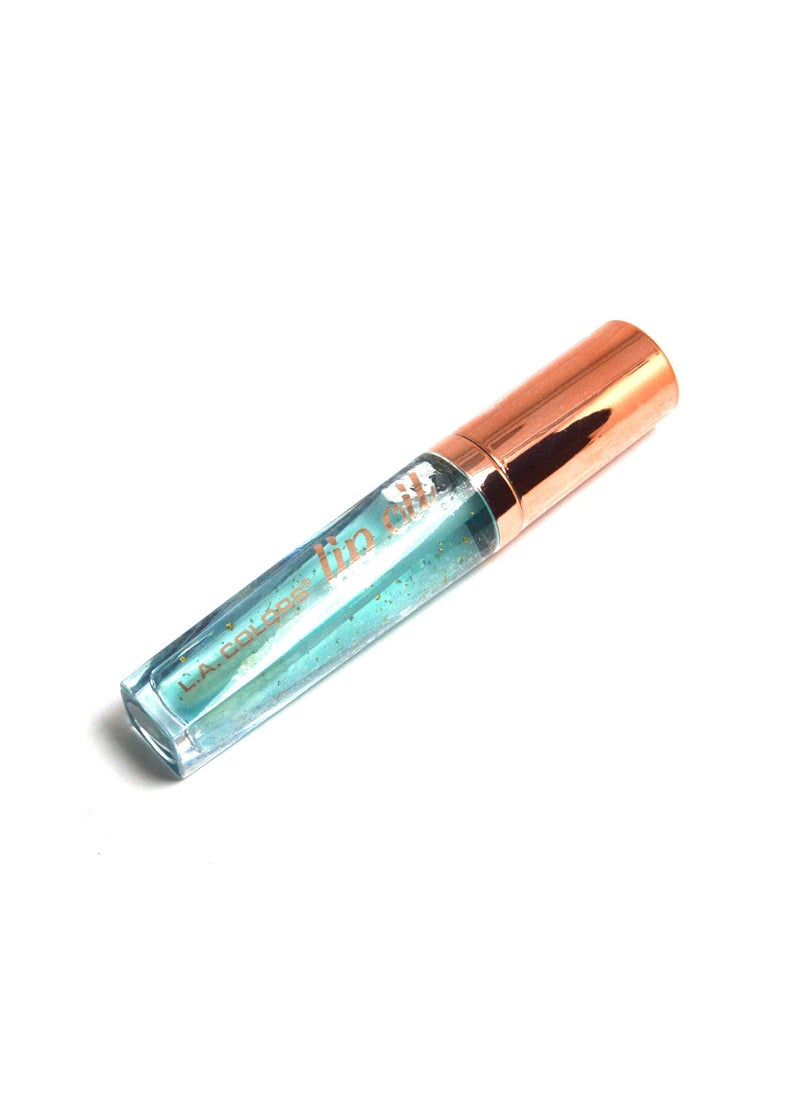 LA Colors LA Colors Pick 1 Color Lip Oil Lipgloss Lip Gloss Balm Ultra Hydrating Formula  Free Zipper Bag CLG443 Minty  Mint Scented