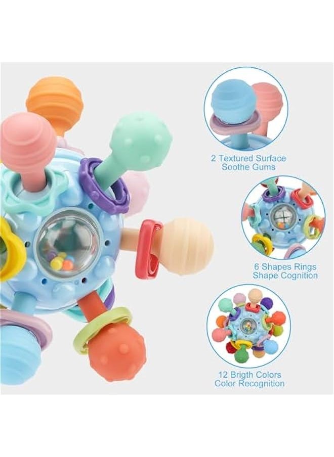 Baby Teething Toys + Swimming Turtle Bath Toys