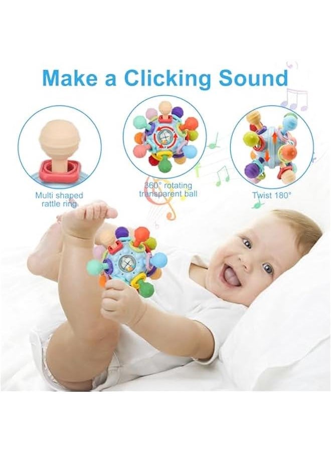 Baby Teething Toys + Swimming Turtle Bath Toys
