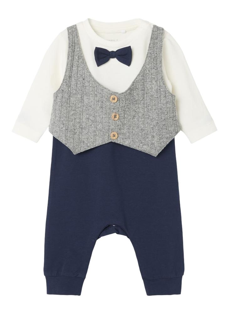 Kids Bow Detailed Bodysuit + Pants Set