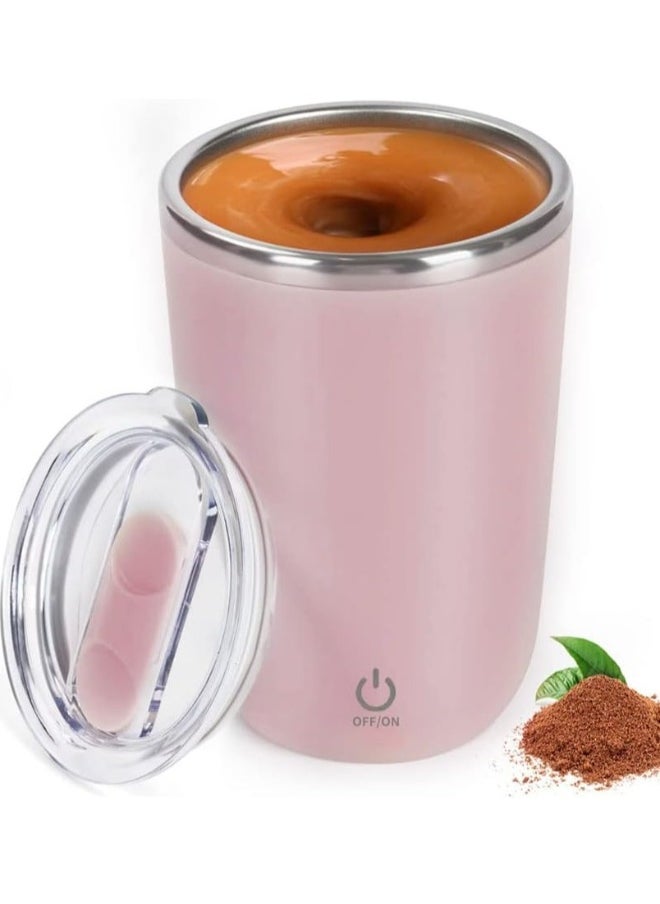 Self Stirring Mug, 350ml/11.83OZ Stirring Cup, Rechargeable Stirring Coffee Mug with Lid,  to Stir Coffee, Matcha, Milk, Protein and more