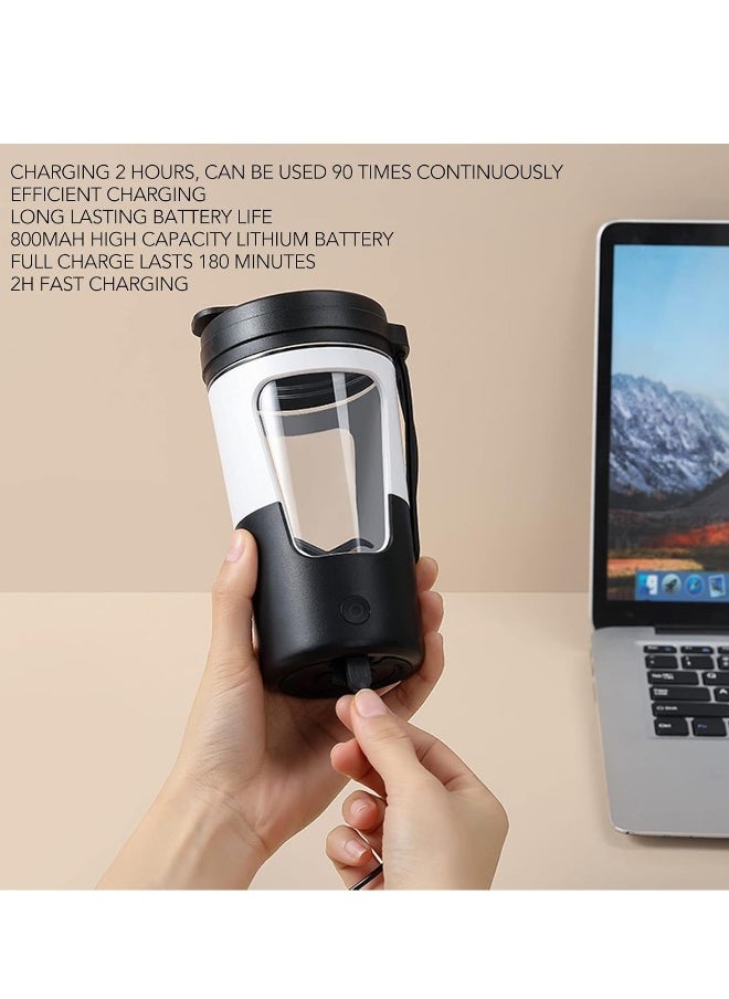USB Self Stirring Coffee Mug 7000RPM Food Safe Material 800mAh Battery Silicone Strap Strong Power for Any Occasion