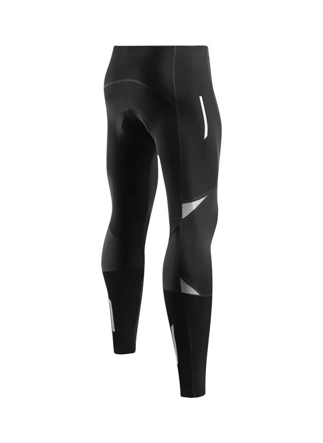 Gel Padded Reflective Bicycle Tights Leggings L