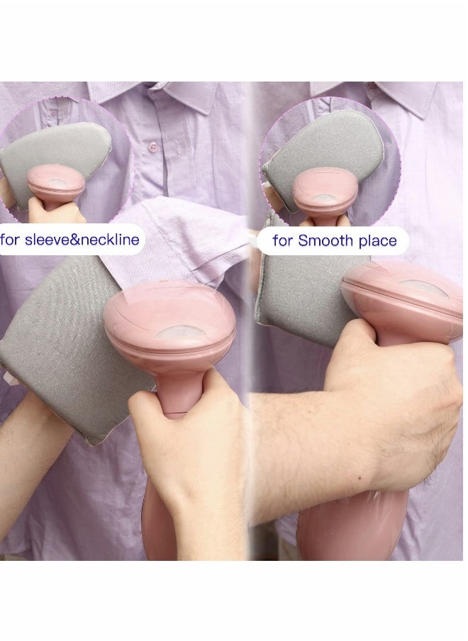 Steamer Glove, 2 Pcs Heat Resistant Protective Ironing Glove with Finger Loop for Clothes, for Ironing Board, Steam Iron Board, Hand-Held Ironing Board, Ironing Ironing Table Ironing Rack