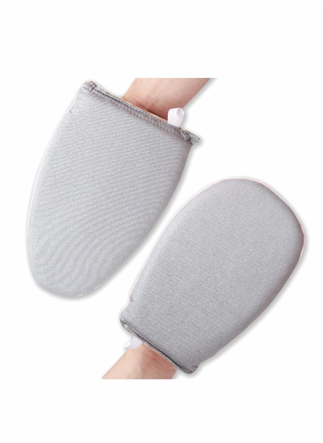 Steamer Glove, 2 Pcs Heat Resistant Protective Ironing Glove with Finger Loop for Clothes, for Ironing Board, Steam Iron Board, Hand-Held Ironing Board, Ironing Ironing Table Ironing Rack