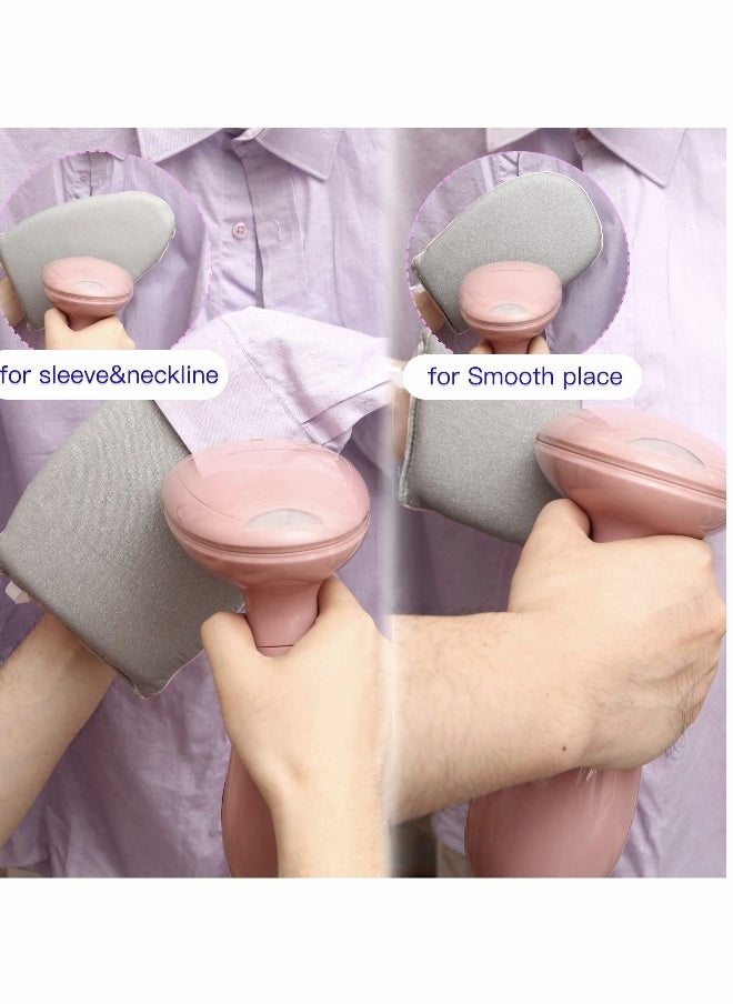 Steamer Glove 2 Pcs Heat Resistant Protective Ironing Glove with Finger Loop for Clothes