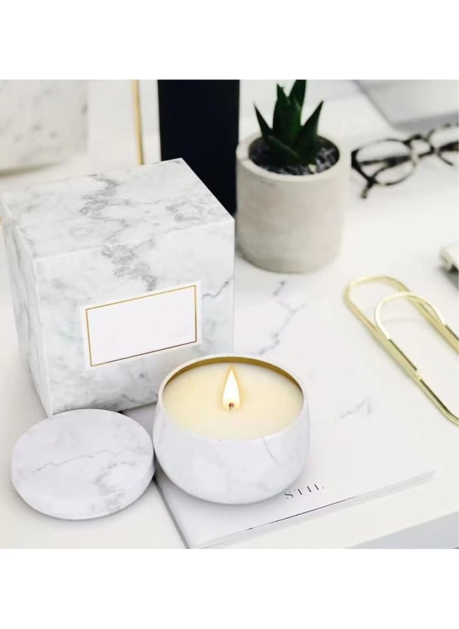 Scented Candles Gift Set for Her Soy Wax Large Vegan Candle in Tin for Festival Relaxing Home Fragrance Aromatherapy for Women Anniversary Birthday Gift for Mum Wife Friends