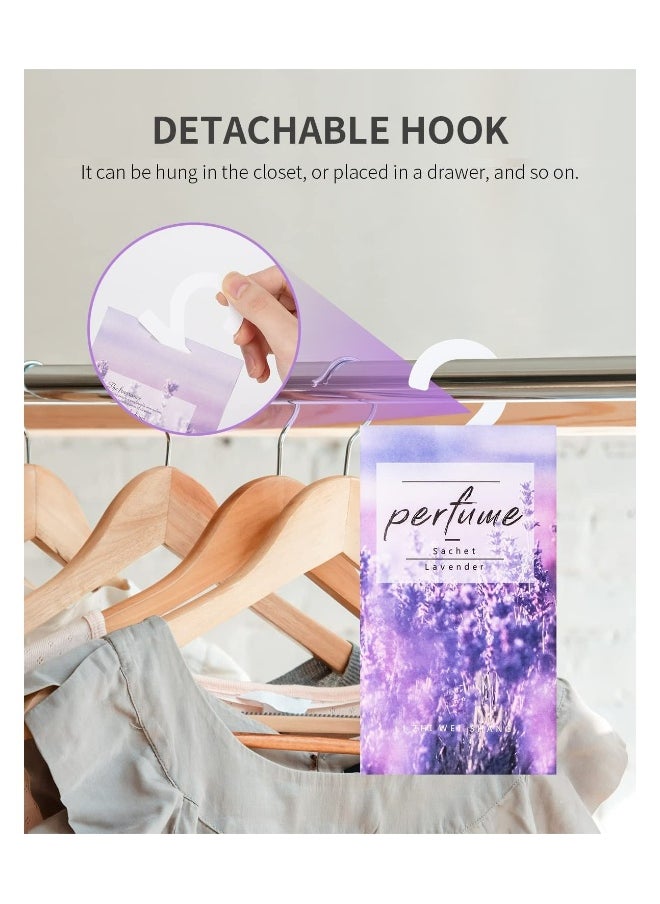 Hanging Closet Deodorizer 16 Pcs Air Freshener Hanging Closet Deodorizer Scented Room Fragrance Aroma Bag Suit for Locker Car Closet Long Lasting Fresh Fruit Flavor Portable Bedroom Car Sachet