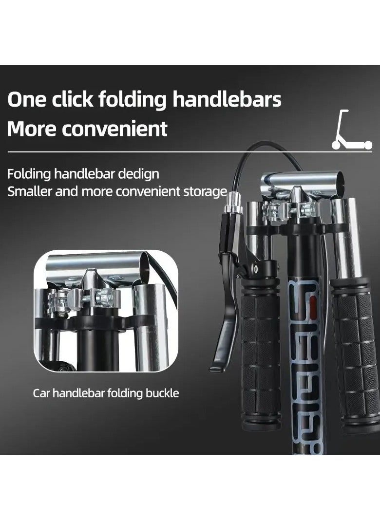 Adjustable Urban Scooter Folding Kick Scooter With Big Wheels Over 10 years old and adults