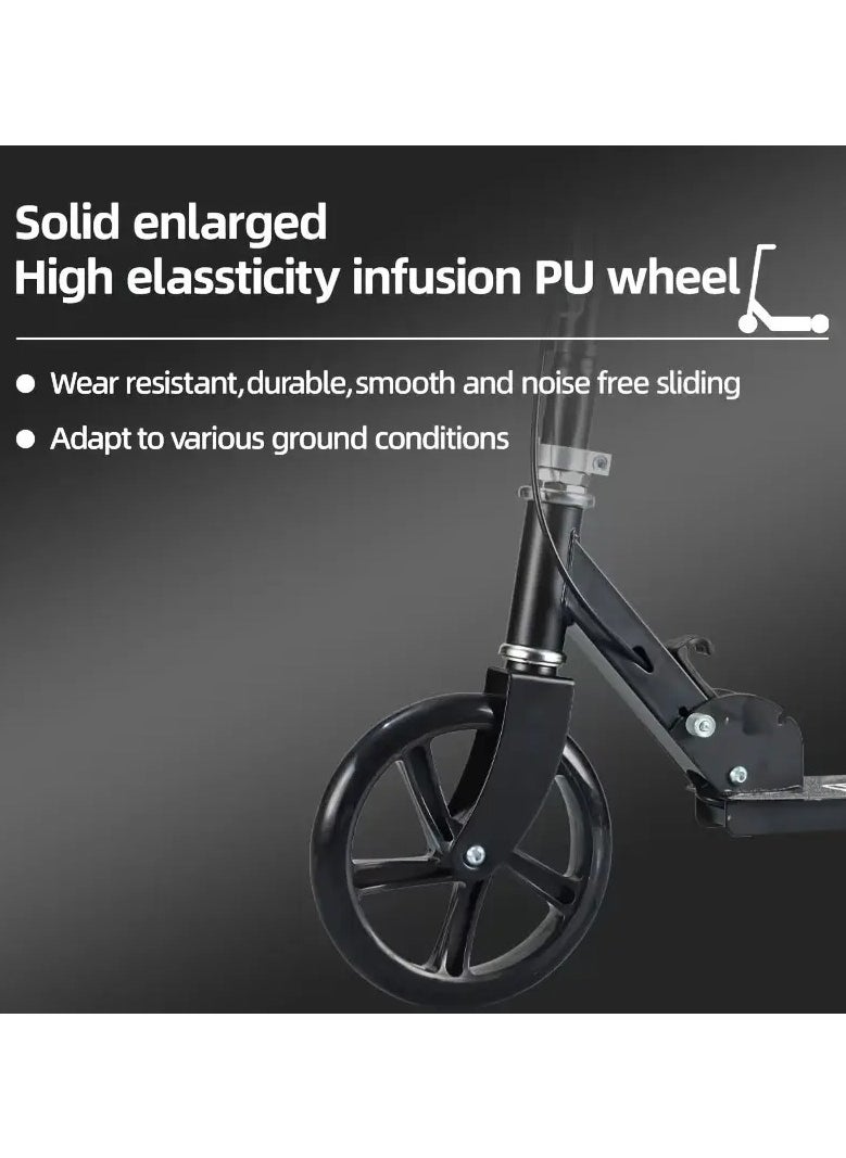 Adjustable Urban Scooter Folding Kick Scooter With Big Wheels Over 10 years old and adults