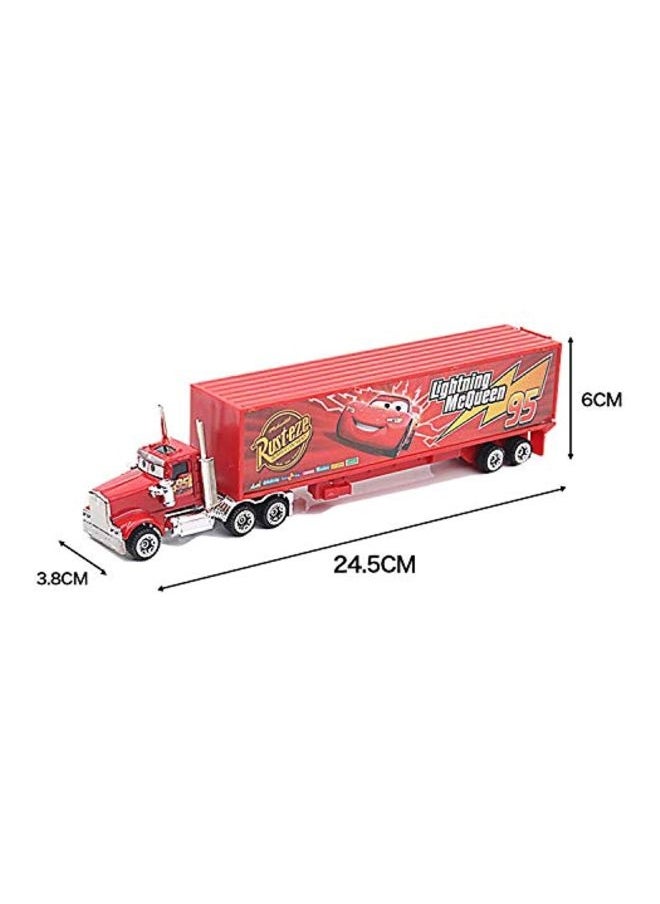 Pixar Cars Lightning McQueen with Mack Truck Collectible