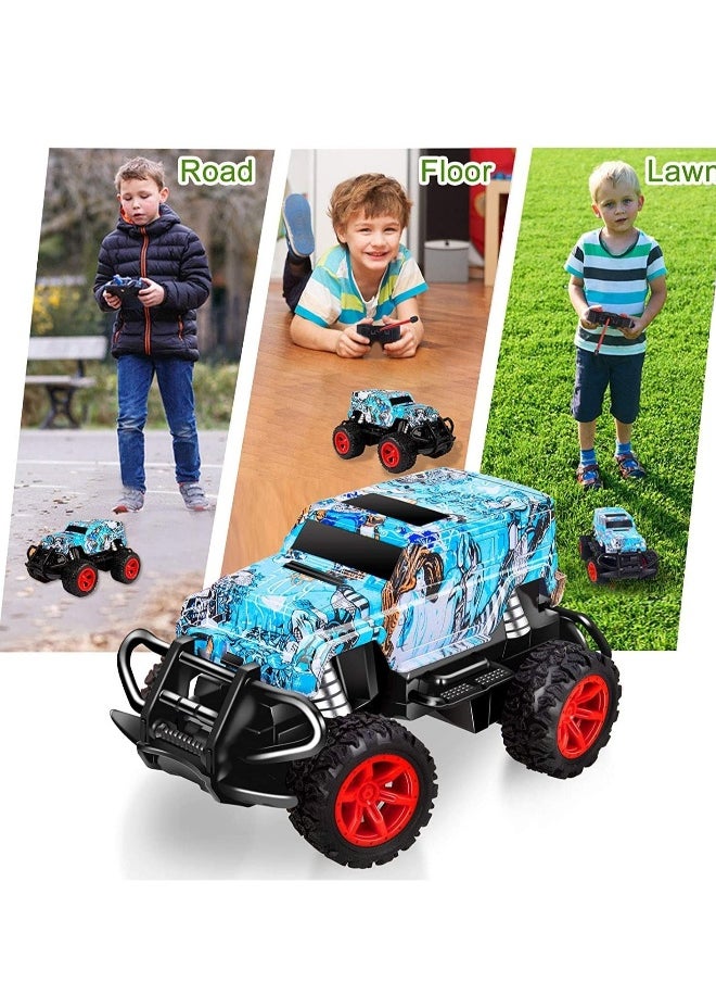 Kids Toys for 3 4 5 6 Year-Old Birthday Gift, Remote Control Car for Boys 3-5 RC Cars Monster Trucks Age 4-7 Teen Gifts